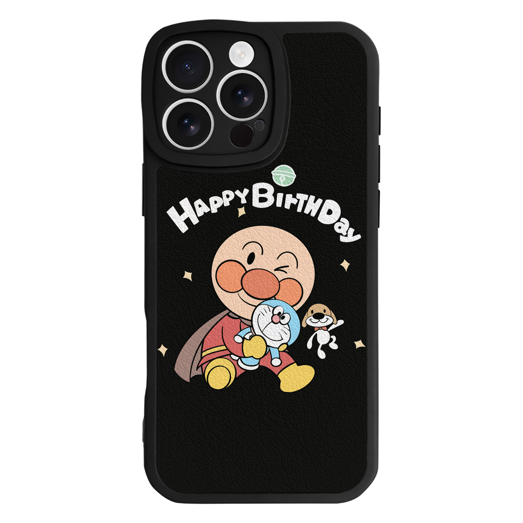 （画像用） アンパンマン Anpanman 【iPhone 16シリーズ対応】シリコンスマホケース（レザー調） 材質：シリコン